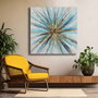 Wallity Cuadro Decorativo sobre Lienzo Multicolor 69 x 69 cm